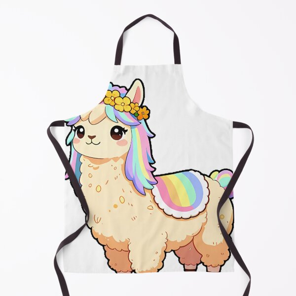 Item preview, Unicorn Llama with Marigold Crown designed and sold by pumsquare.