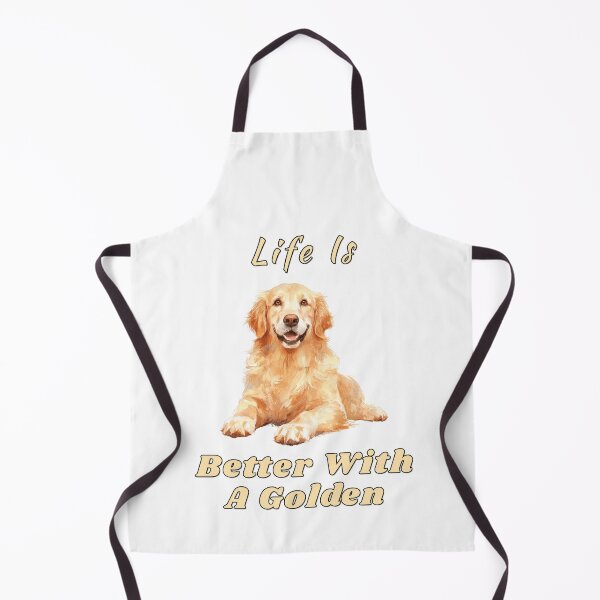 Item preview, Golden Retriever Life Quote Watercolour T-Shirt designed and sold by NatureUnleashed.