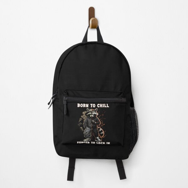 Item preview, Born To Chill Forced To Lock In Trash Panda designed and sold by Creative-Sanc.