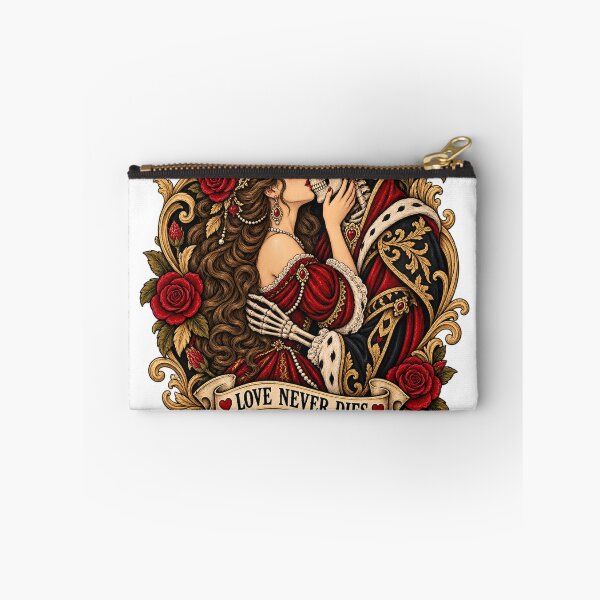 Item preview, Love Never Dies – Gothic Skeleton Romance Vintage Art designed and sold by ChicClicker.