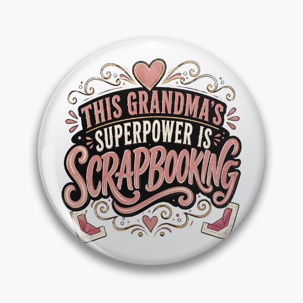Item preview, This Grandma's Superpower Is Scrapbooking Funny Grandma Craft Scrapbooker designed and sold by ZIGLWORKS.