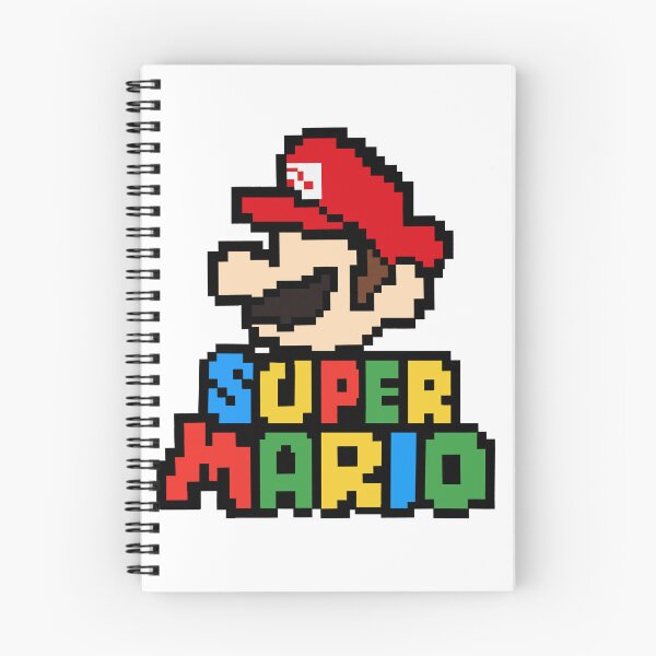 Item preview, Super Mario face pixel art  designed and sold by Shiningsticker8.