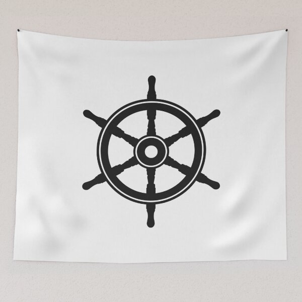 Item preview, Classic Ship Wheel Nautical Icon designed and sold by VectorForge Studio.