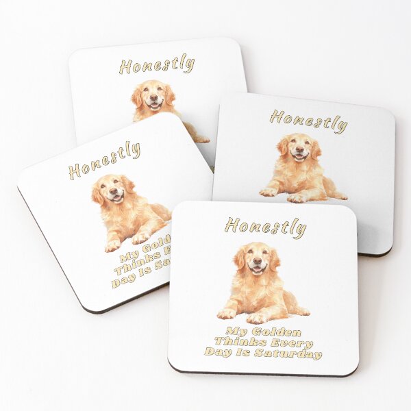 Item preview, Funny Golden Retriever Quote Watercolour Dog Tee designed and sold by NatureUnleashed.