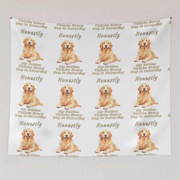 Item preview, Funny Golden Retriever Quote Watercolour Dog Tee designed and sold by NatureUnleashed.