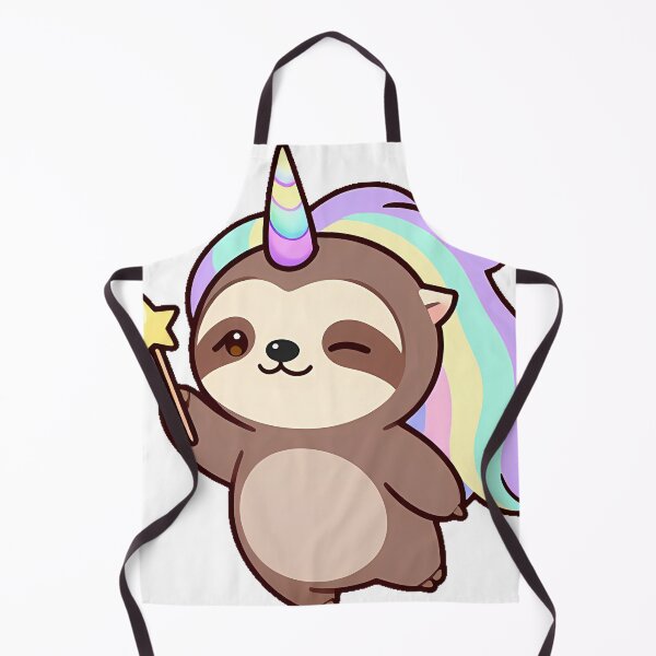 Item preview, Unicorn Sloth with Dreamy Star Wand designed and sold by pumsquare.