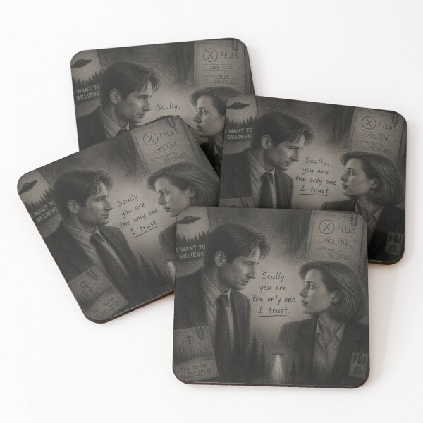 Aperçu de l'œuvre Scully, you are the only one I trust (The X-Files) créée et vendue par CinemaChronik.