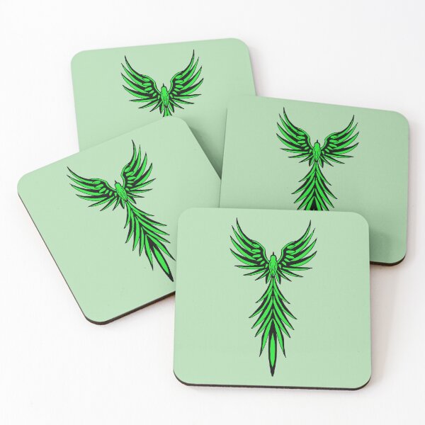 Item preview, Green Phoenix Tribal Firebird Graphic designed and sold by URSM.