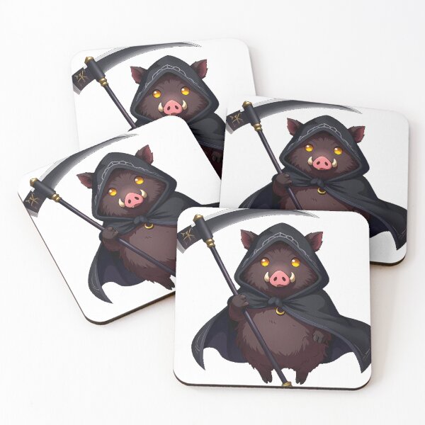 Item preview, Wild Boar Reaper with Scythe designed and sold by IllumeInk.