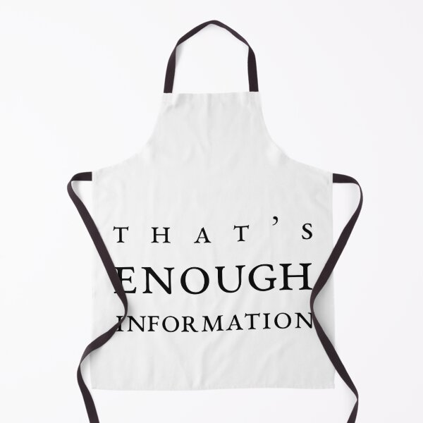 Item preview, That’s Enough Information, Unique designed and sold by villacreativa.