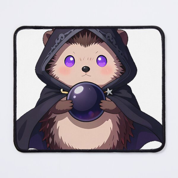 Item preview, Hedgehog Reaper with Crystal Ball designed and sold by IllumeInk.