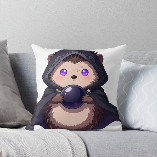 Item preview, Hedgehog Reaper with Crystal Ball designed and sold by IllumeInk.