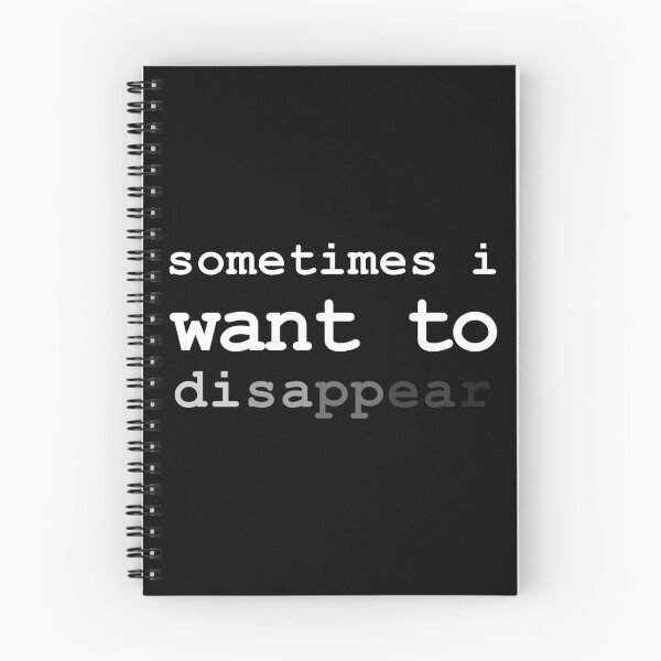 Item preview, Sometimes I Want To Disappear Sarcastic Introvert (White) designed and sold by HeeShirt.