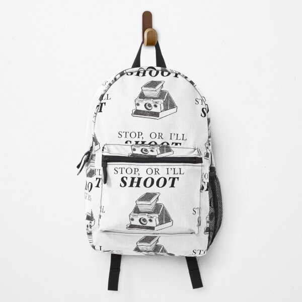 Item preview, Stop, Or I’ll Shoot (SX-70/Black) designed and sold by art you cereal?!.