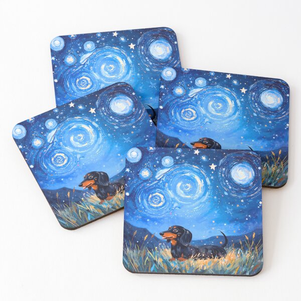 Item preview, Starry Night Dachshund designed and sold by PamLeeDesign.