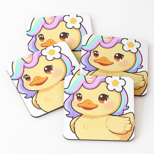 Item preview, Unicorn Duckling with Daisy Bow designed and sold by pumsquare.