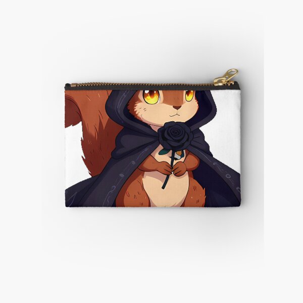 Item preview, Squirrel Reaper with Black Rose designed and sold by IllumeInk.