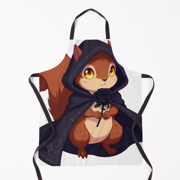 Item preview, Squirrel Reaper with Black Rose designed and sold by IllumeInk.