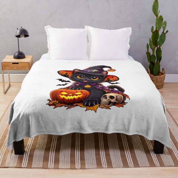 Item preview, Cute Spooky Cat – Halloween Witch Kitty designed and sold by treandsart.
