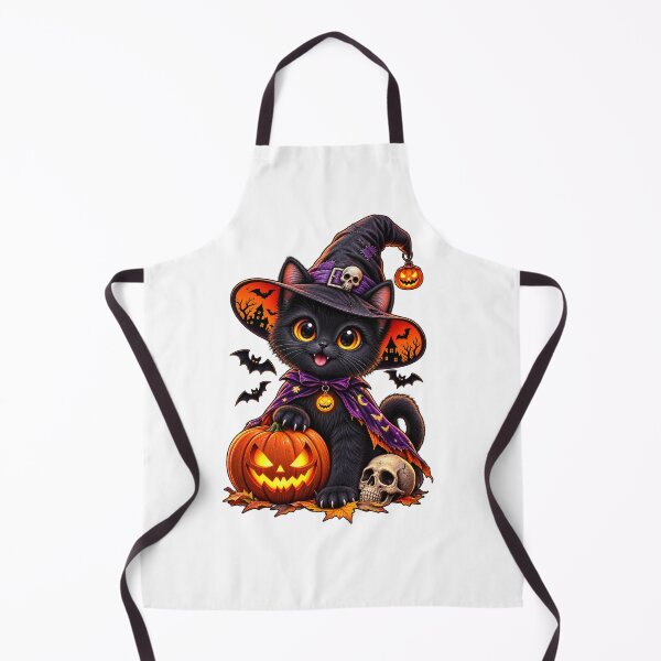 Item preview, Cute Spooky Cat – Halloween Witch Kitty designed and sold by treandsart.