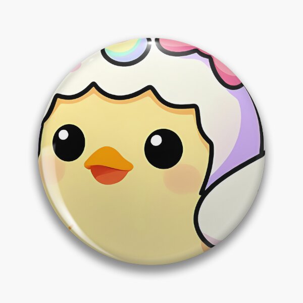 Item preview, Unicorn Chick with Egg Shell Hat designed and sold by pumsquare.
