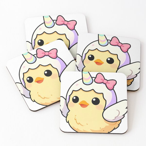 Item preview, Unicorn Chick with Egg Shell Hat designed and sold by pumsquare.