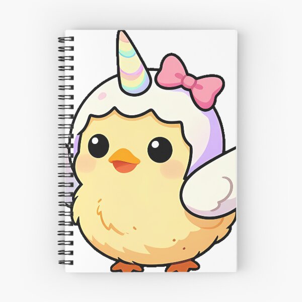 Item preview, Unicorn Chick with Egg Shell Hat designed and sold by pumsquare.