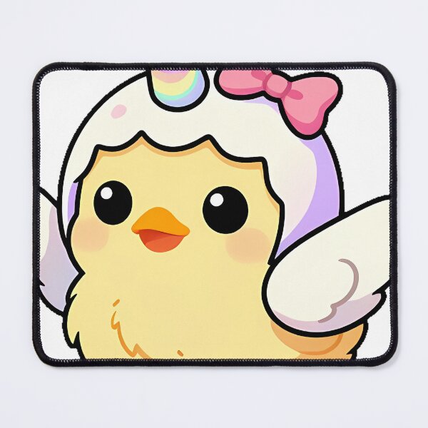 Item preview, Unicorn Chick with Egg Shell Hat designed and sold by pumsquare.