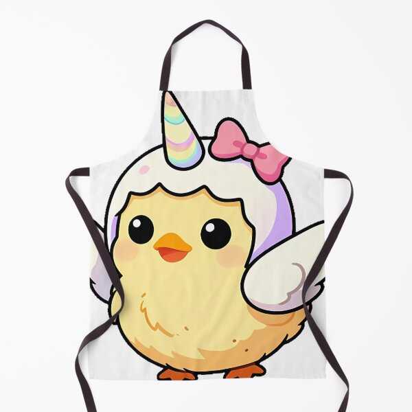 Item preview, Unicorn Chick with Egg Shell Hat designed and sold by pumsquare.