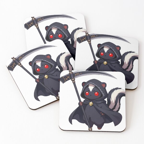 Item preview, Skunk Reaper with Scythe designed and sold by IllumeInk.