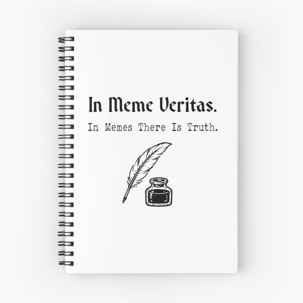 Item preview, In Meme Veritas – Funny Latin Meme Quote - In Memes There Is Truth designed and sold by witchlingart.