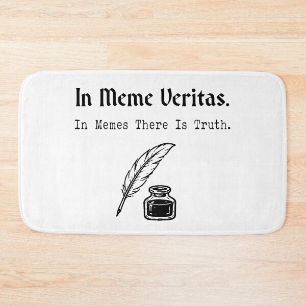 Item preview, In Meme Veritas – Funny Latin Meme Quote - In Memes There Is Truth designed and sold by witchlingart.