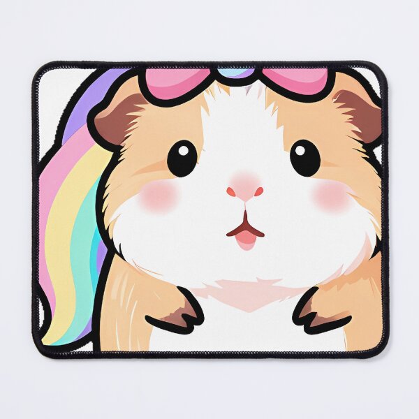 Item preview, Unicorn Guinea Pig with Pastel Bow designed and sold by pumsquare.