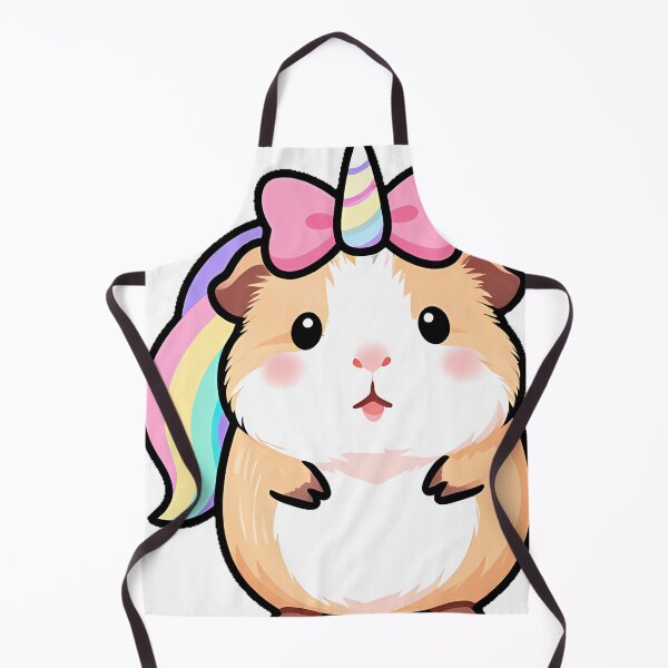 Item preview, Unicorn Guinea Pig with Pastel Bow designed and sold by pumsquare.