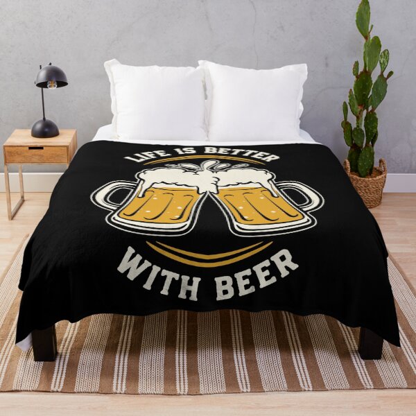 Item preview, Life Is Better With Beer Vintage T-Shirt designed and sold by phsycartwork.