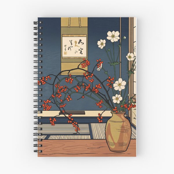 Item preview, Anémona Ukiyo-e y arte agridulce del Ikebana designed and sold by conohitoAI-ArtGallery.