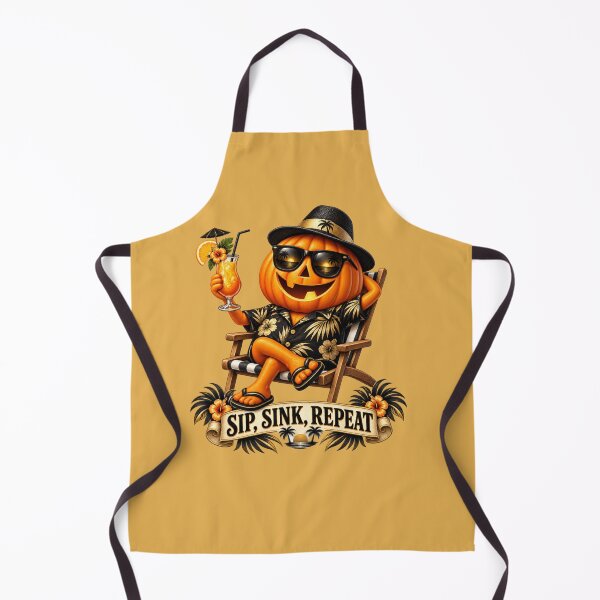 Item preview,  Sip, Sink, Repeat - Tropical Vacation Pumpkin designed and sold by TatyanaArt.