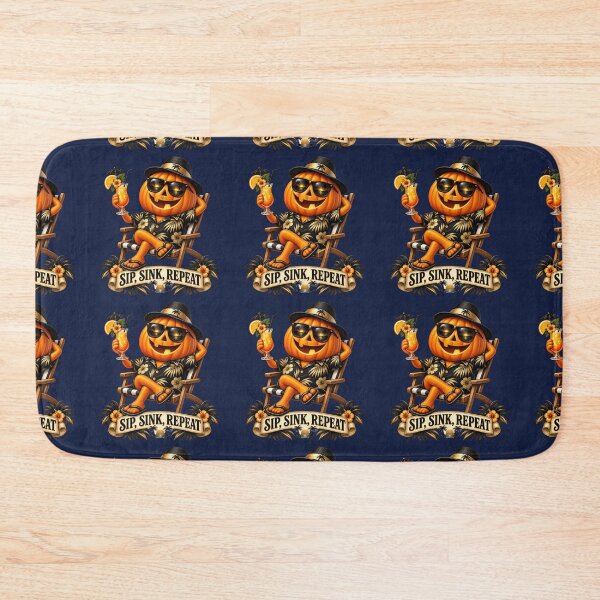 Item preview,  Sip, Sink, Repeat - Tropical Vacation Pumpkin designed and sold by TatyanaArt.