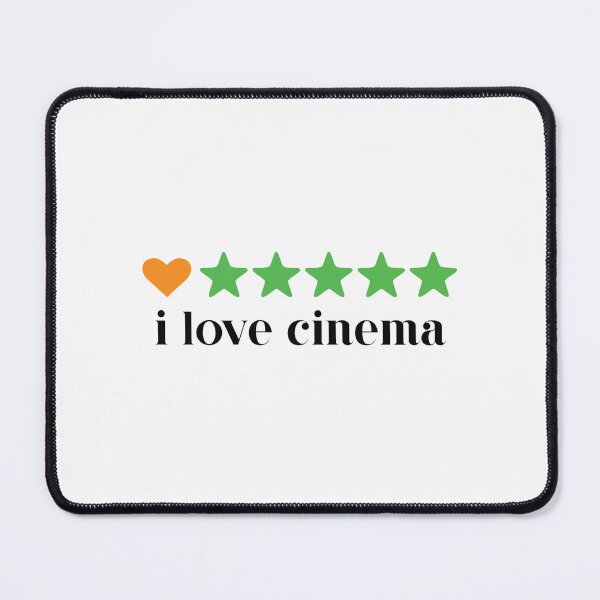 Item preview, I love cinema (black font) designed and sold by EleYeah.