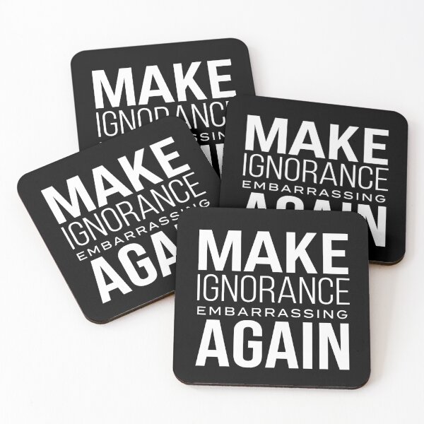 Item preview, Make Ignorance Embarrassing Again – Critical Thinking Free Thinker Facts Logic designed and sold by ZyziowskyArt.