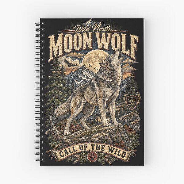 Item preview, WILD MOON WOLF designed and sold by KrungiT Design .