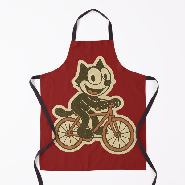 Item preview, CAT WITH A VINTAGE BICYCLE designed and sold by infinitearte.