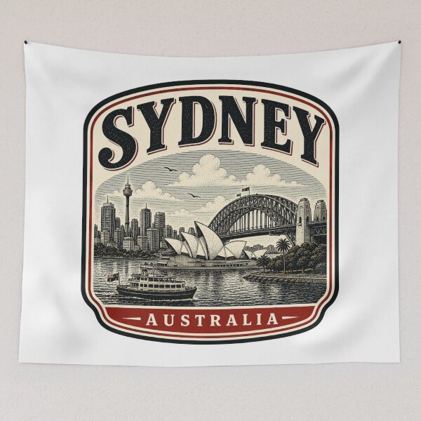 Item preview, Sydney - Australia designed and sold by GoodOldVintage.