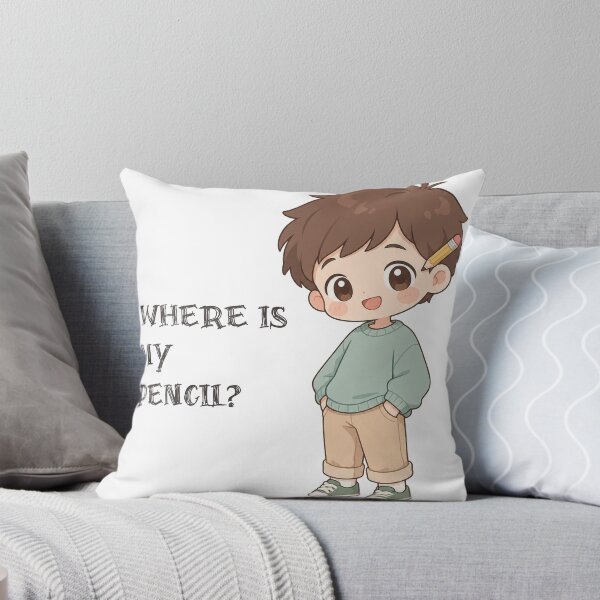 Item preview, Where Is My Pencil Funny Forgetful Back To School Boy Design designed and sold by lenalenspod.