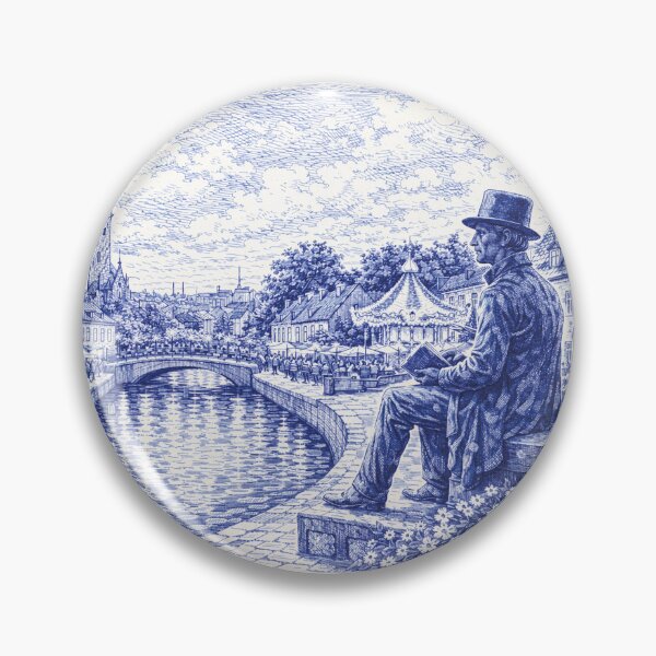 Item preview, A drawing of Odense, Denmark – A Beautiful place in Europe. designed and sold by GalleryKauffeld.