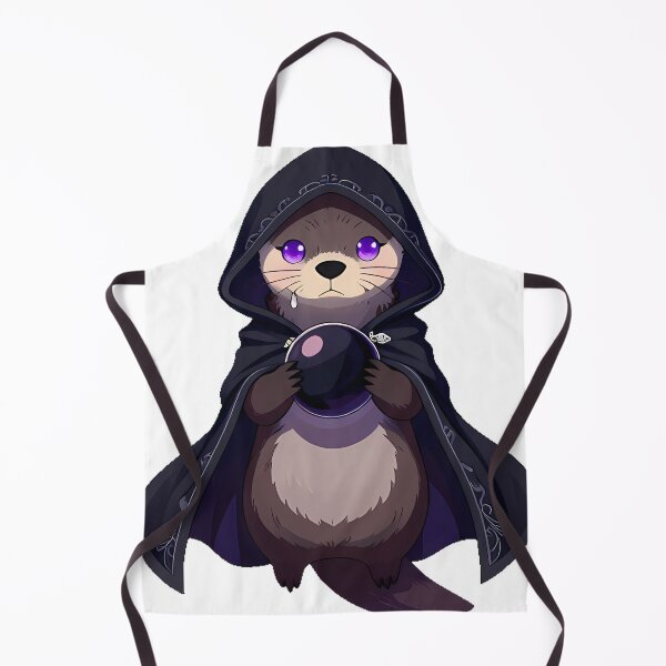 Item preview, Otter Reaper with Crystal Ball designed and sold by IllumeInk.
