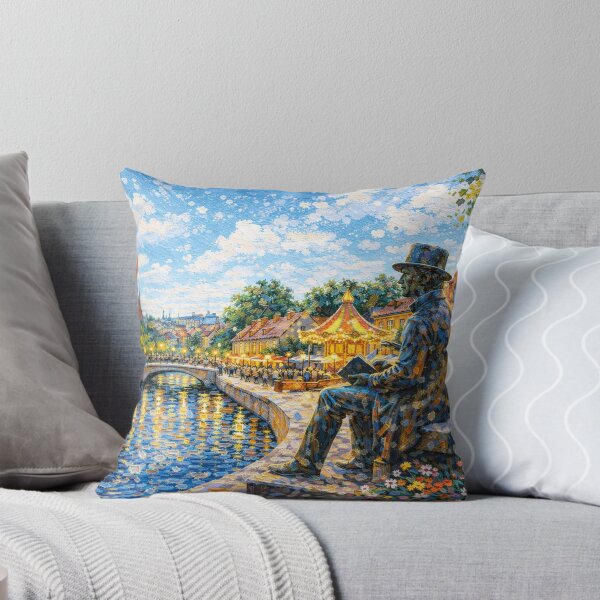 Item preview, A painting of Odense, Denmark – A Beautiful place in Europe. designed and sold by GalleryKauffeld.