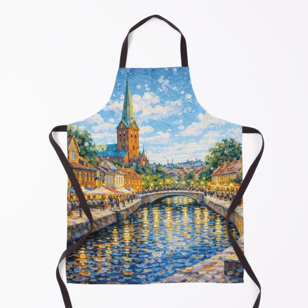 Item preview, A painting of Odense, Denmark – A Beautiful place in Europe. designed and sold by GalleryKauffeld.