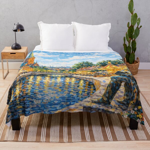 Item preview, A painting of Odense, Denmark – A Beautiful place in Europe. designed and sold by GalleryKauffeld.