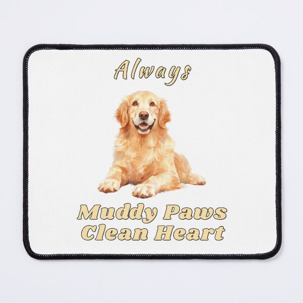 Item preview, Muddy Paws Golden Retriever Watercolour Dog Shirt designed and sold by NatureUnleashed.